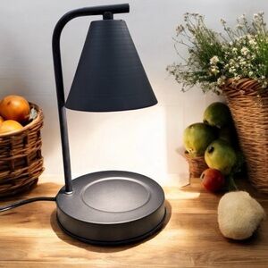 Nice Black Metal Candle Warmer With Dimmer - Perfect Condition.